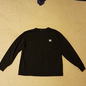 Black long sleeve Carhartt pocket T